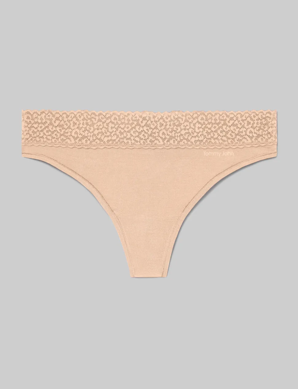 Women's Second Skin Thong, Lace Waist (5-Pack)