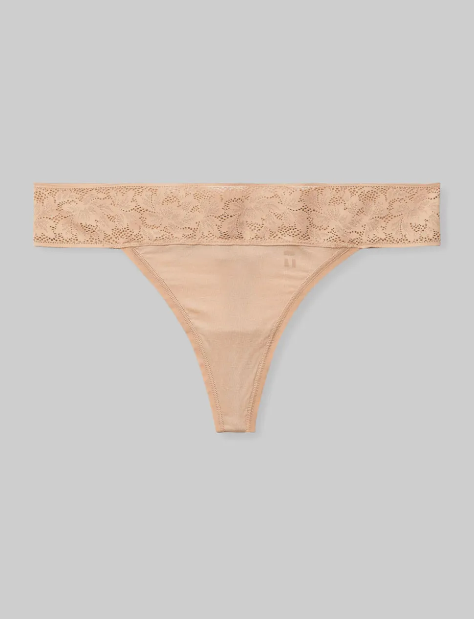 Women's Second Skin Thong, Lace Waist (5-Pack)