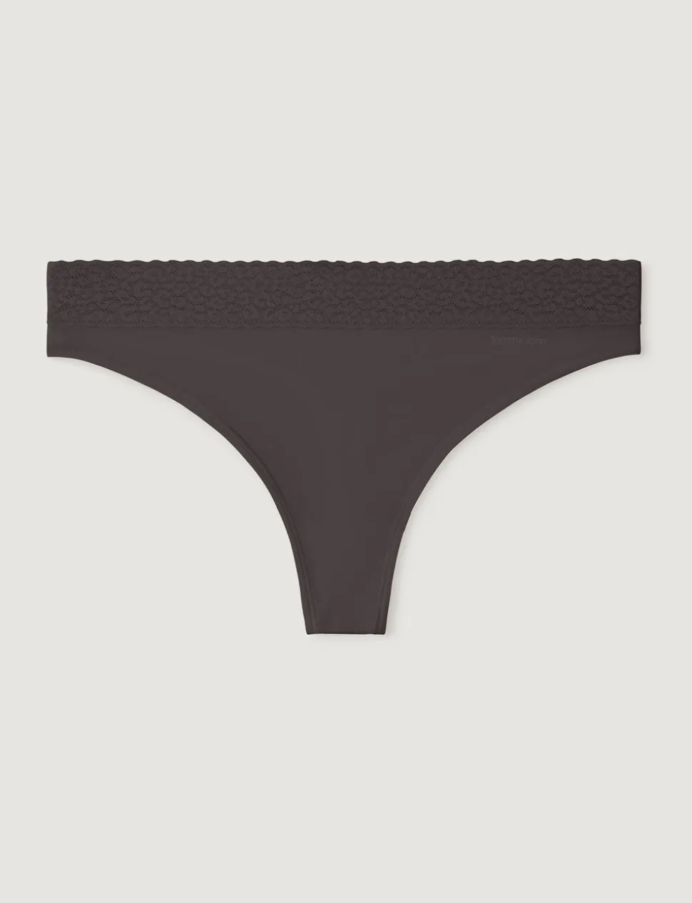 Women's Second Skin Thong, Lace Waist (5-Pack)