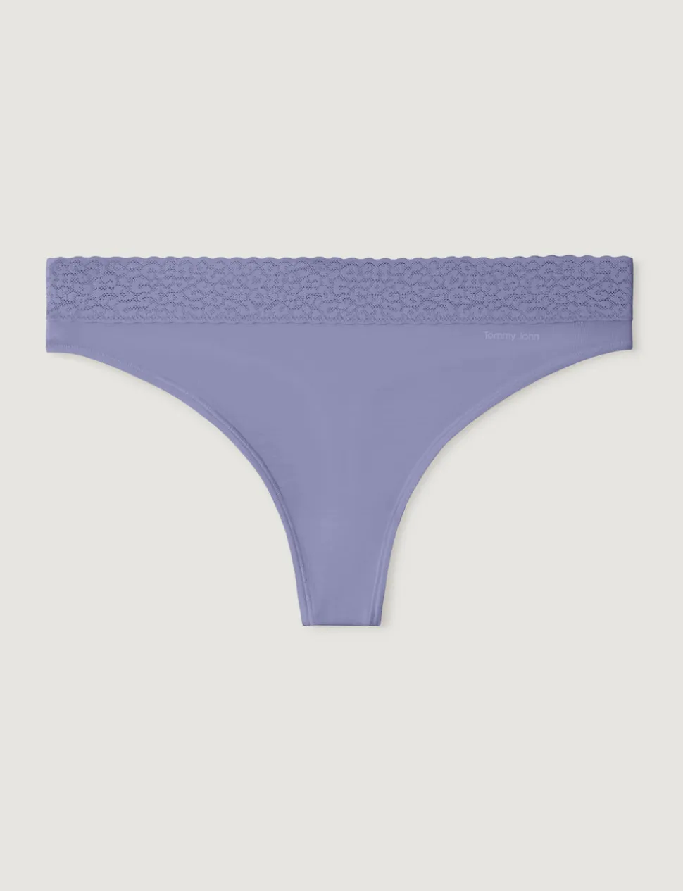 Women's Second Skin Thong, Lace Waist (5-Pack)