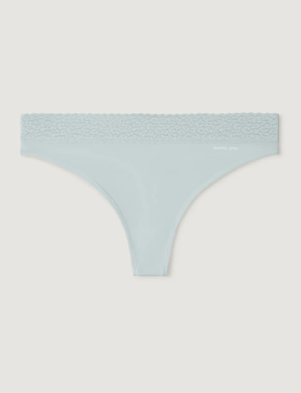 Women's Second Skin Thong, Lace Waist (5-Pack)