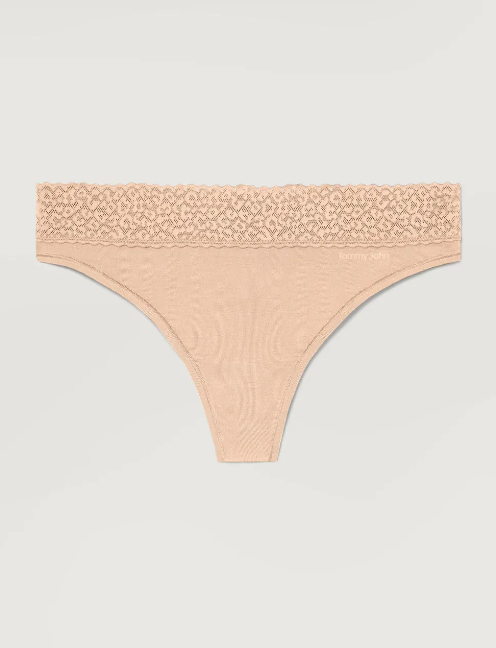 Women's Second Skin Thong, Lace Waist (5-Pack)