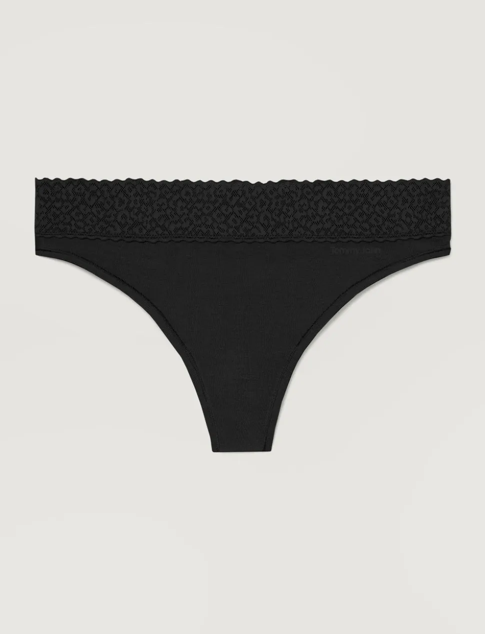 Women's Second Skin Thong, Lace Waist (3-Pack)