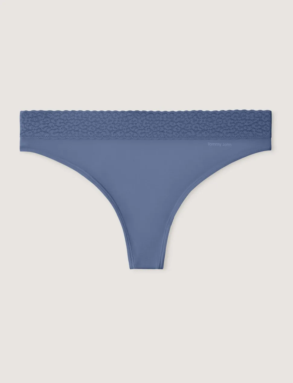 Women's Second Skin Thong, Lace Waist (3-Pack)