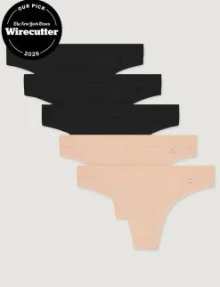 Women's Second Skin Thong (3-Pack)