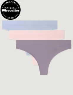 Women's Second Skin Thong (3-Pack)