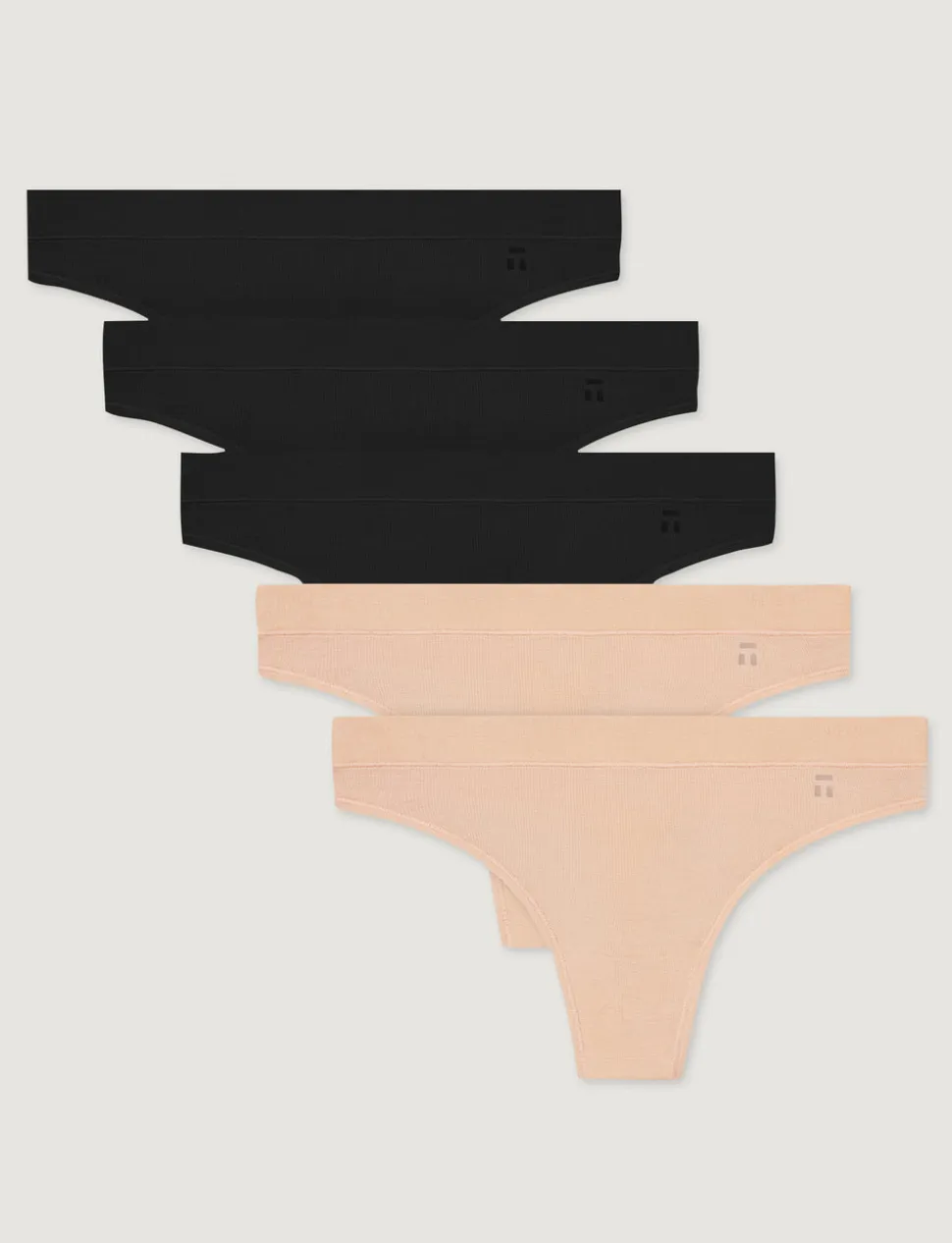 Women's Second Skin Thong (5-Pack)