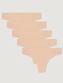 Women's Second Skin Thong (5-Pack)