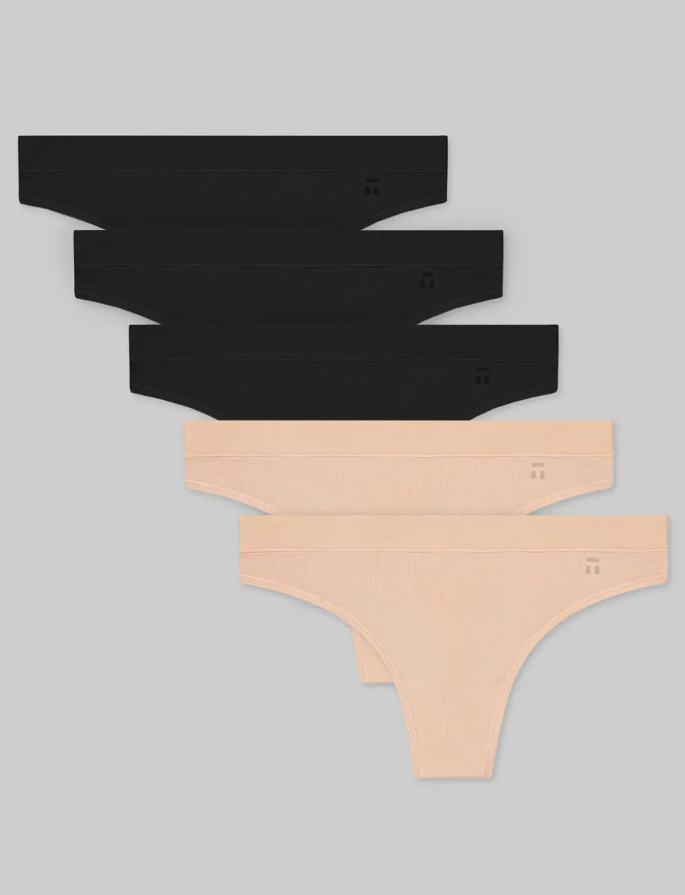 Women's Second Skin Thong (5-Pack)